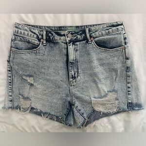 Articles of Society The Meredith High Rise Denim Short Size 30
